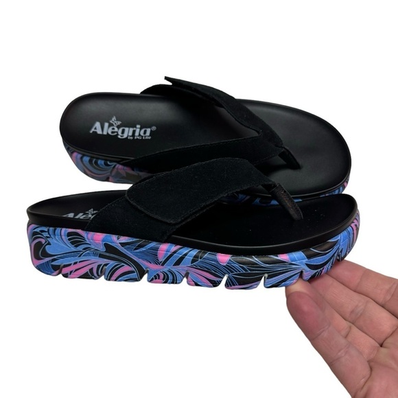 Alegria AST-170 ASTARA I GOT YOU BABE Woman's SZ 37 (USA 7-7.5)Flip Flop Sandals - Picture 4 of 7